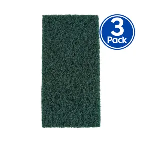 Velocity Green Heavy-Duty Coarse Scouring Pad, 115mm x 225mm, 3-Pack