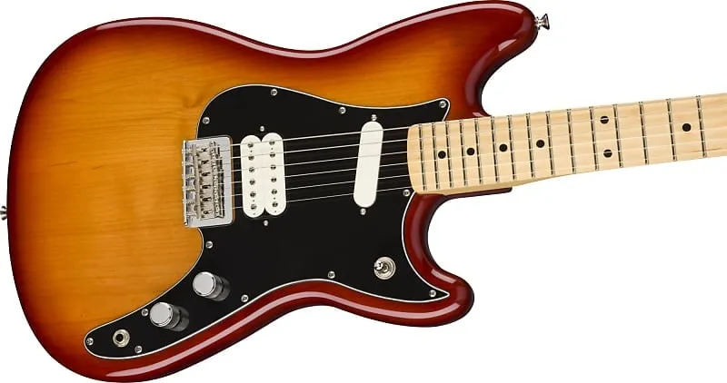 *** Sale ** New Old Stock - Fender Player Duo-Sonic HS, Maple Fingerboard color Sienna Sunburst DUO SONIC HS MN SSB