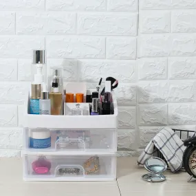 1/2/3 Layers Clear Desktop Comestics Makeup Storage Drawer Organizer Box Container