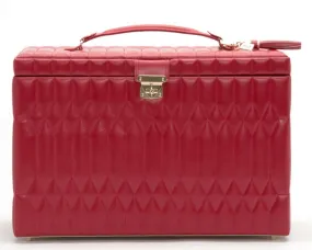 Caroline Extra Large Jewelry Box (Red)