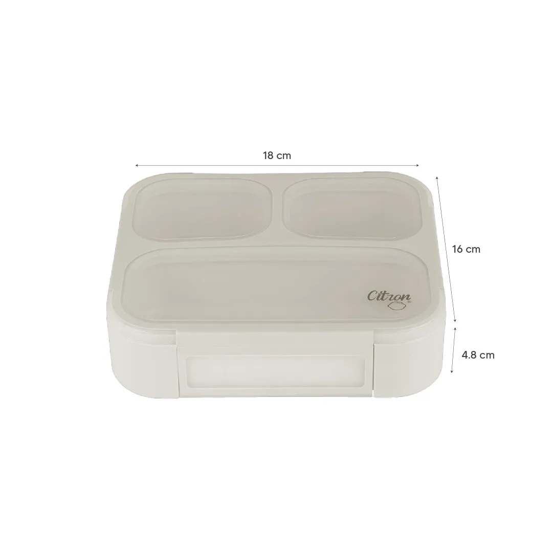 Citron Lunchbox with Fork and Spoon - Purple