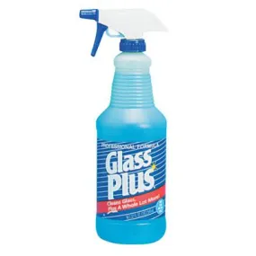 Diversey Glass Plus Cleaners, 32 oz Trigger Spray Bottle, 94378