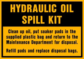 Hydraulic Oil Spill Kit