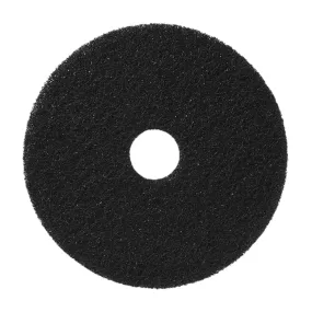 JaniSource 20" Round Stripping Floors Pads, Black, Case of 5