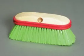 Milwaukee Dustless 10" Green Car, Truck & Vehicle Scrub Brush w/ Flagged Polyester Bristles - Case of 12