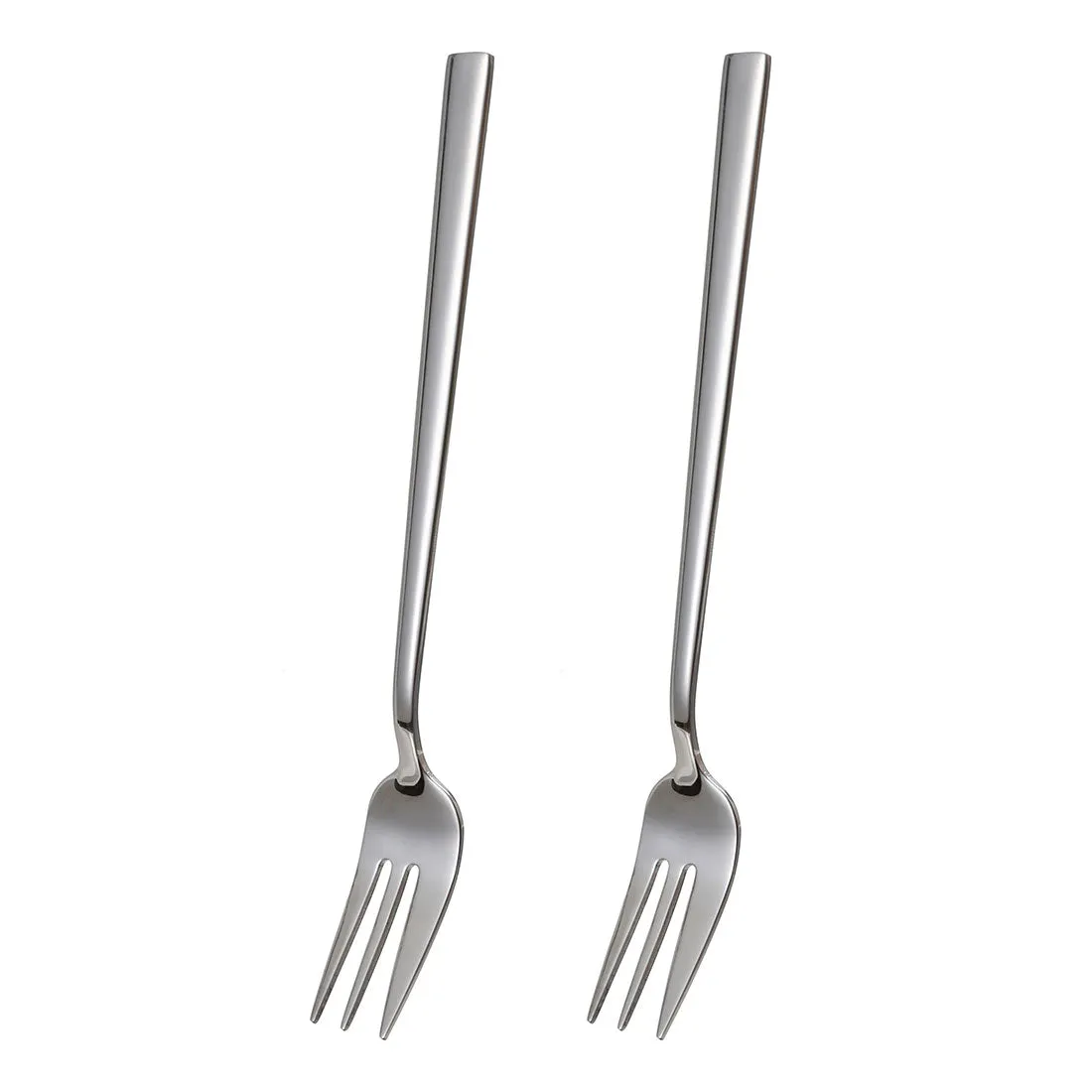 MINISO Simple Stainless Steel Dessert Fork, Set of 3