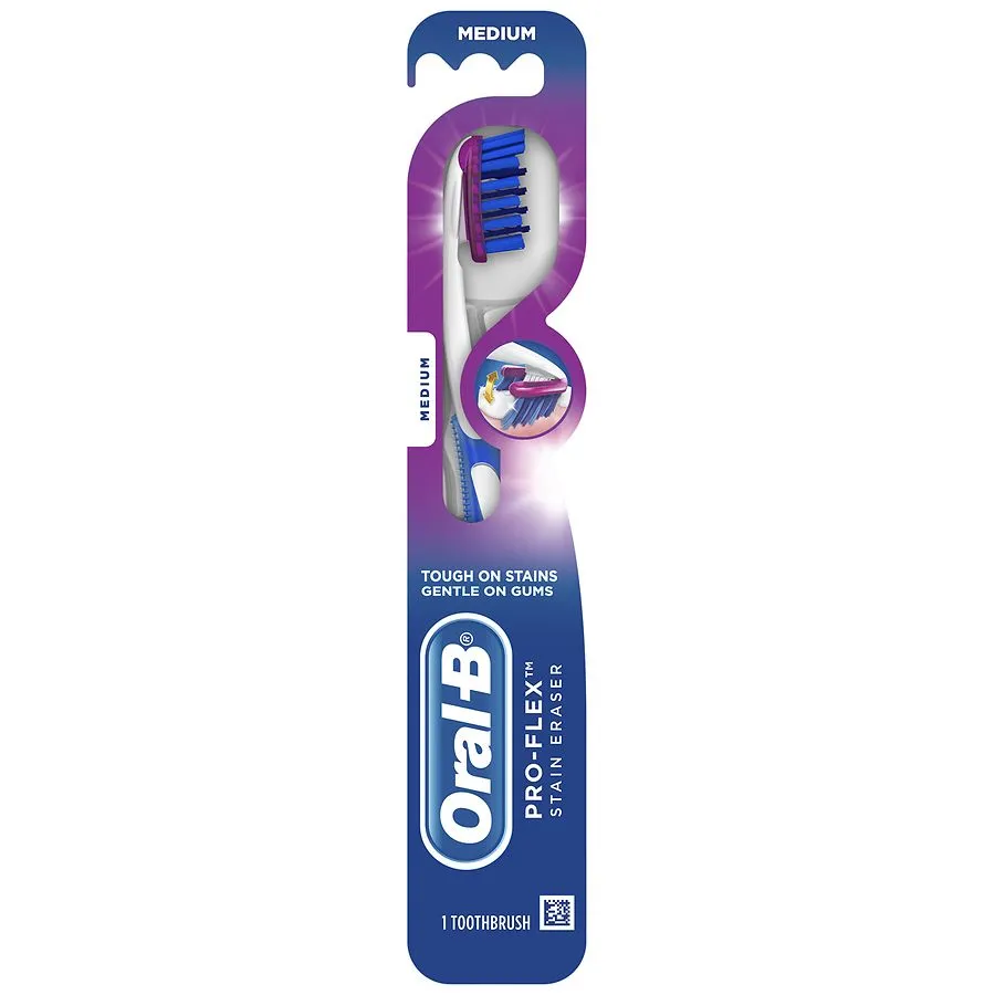 Oral-B Pro-Flex Stain Eraser Manual Toothbrush Medium