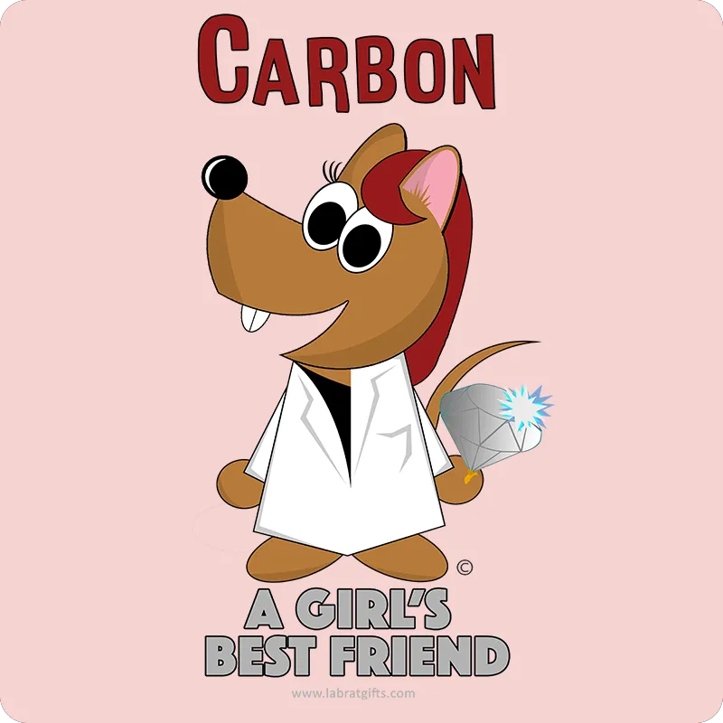 "Carbon, A Girls Best Friend" - Women's T-Shirt