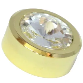 RiseOm Round Diamond Mirror Cap/Nails Decorative/Mirror Nail Decorative Cover Made Of Brass