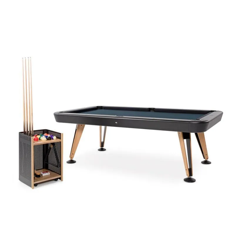 RS Barcelona Diagonal Slate Pool Table W/ Dining Top