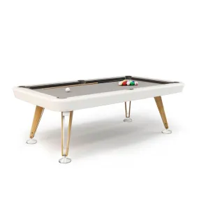 RS Barcelona Diagonal Slate Pool Table W/ Dining Top